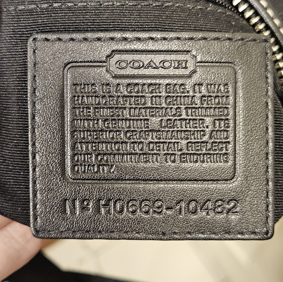 Coach limited edition black soho jacquard studded grommet hobo handbag purse - Picture 14 of 15